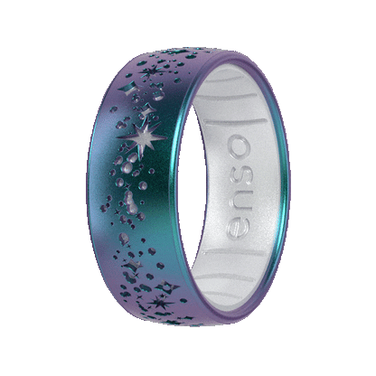 Etched Space Silicone Ring - Supernova