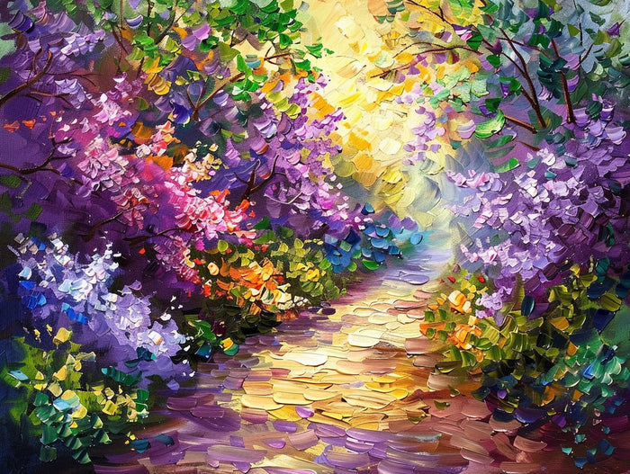 Surrounded By Blooming Lilac Bushes
