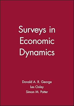 Surveys in Economic Dynamics Paperback