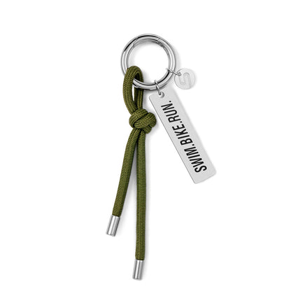 SWIM.BIKE.RUN. Keychain
