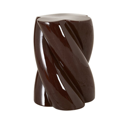 Swirl Stool Dark Cocoa