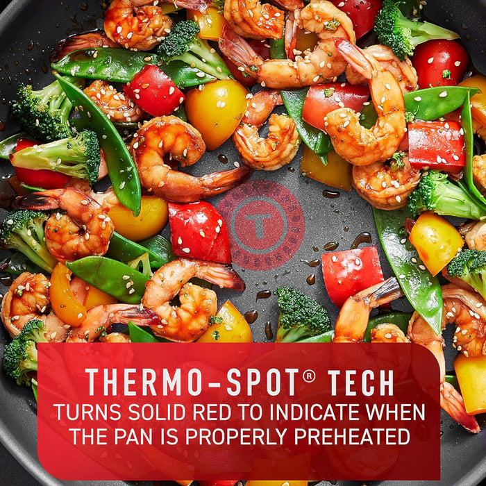 T-FAL H8680654 Platinum Stainless Steel Fry Pan 28cm