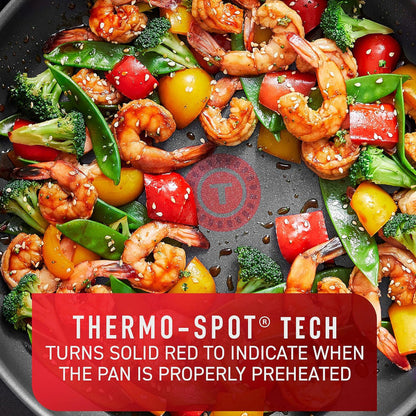 T-FAL H8680654 Platinum Stainless Steel Fry Pan 28cm