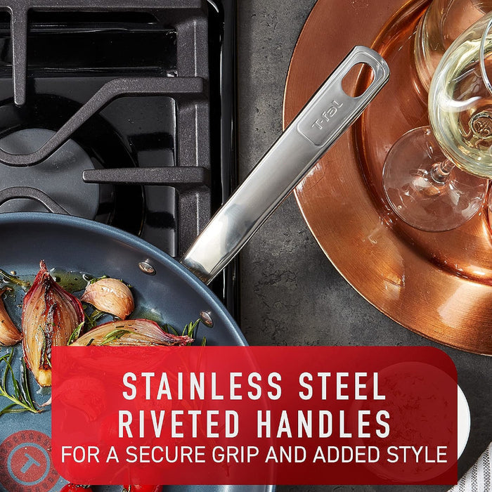 T-FAL H8680654 Platinum Stainless Steel Fry Pan 28cm