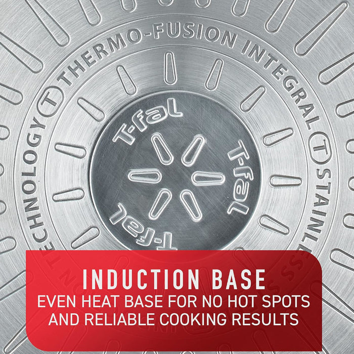 T-FAL H8680654 Platinum Stainless Steel Fry Pan 28cm