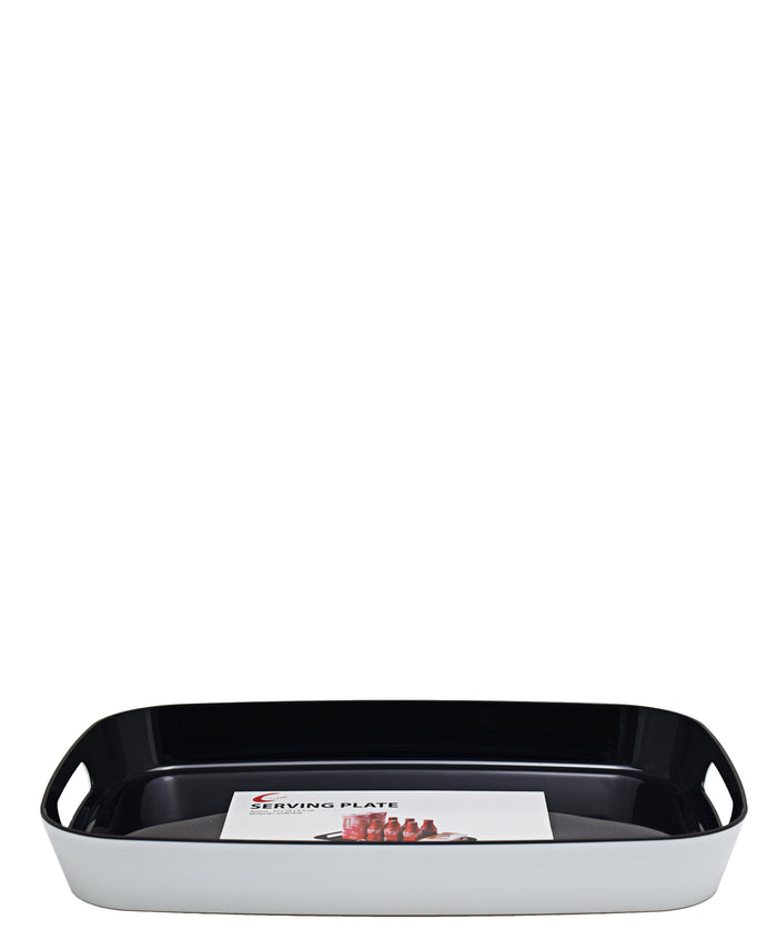 Table Pride Rectangle Serving Tray - Black