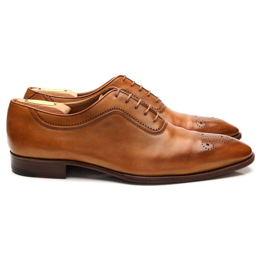 Tan Brown Leather Oxford UK 10 US 10.5