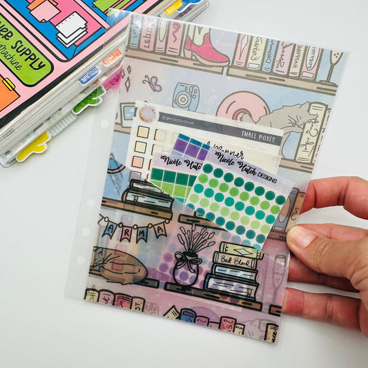 Taylor's Bookshelf Vellum Pocket Dashboard