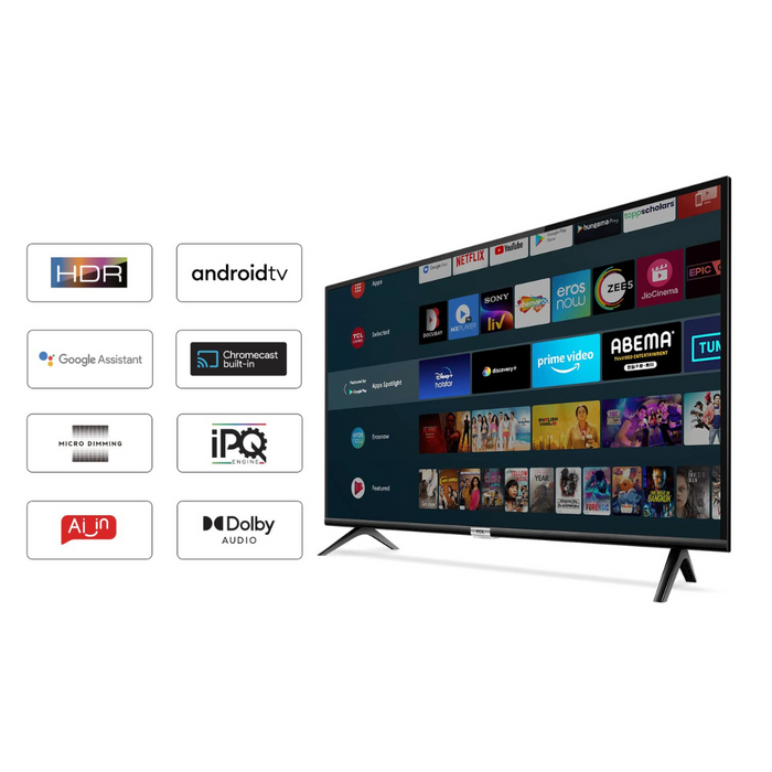 TCL 32" HD Ready HDR Android TV | 32S5200K