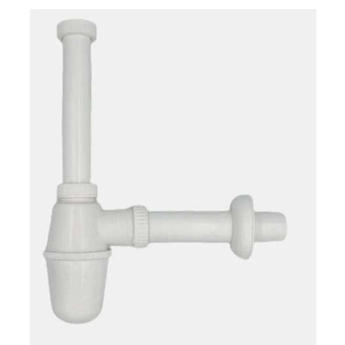 Techplas Basin Bottle Trap 32mm 240mm Vertical & 7" Horizontal Pipe PVC CP
