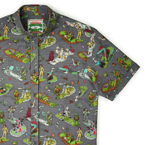 RSVLTS XS Nickelodeon Short Sleeve Shirt Teenage Mutant Ninja Turtles "Teenage Mutant Mini Golf" – KUNUFLEX Short Sleeve Shirt Teenage Mutant Ninja Turtles "Teenage Mutant Mini Golf" – KUNUFLEX Short Sleeve Shirt