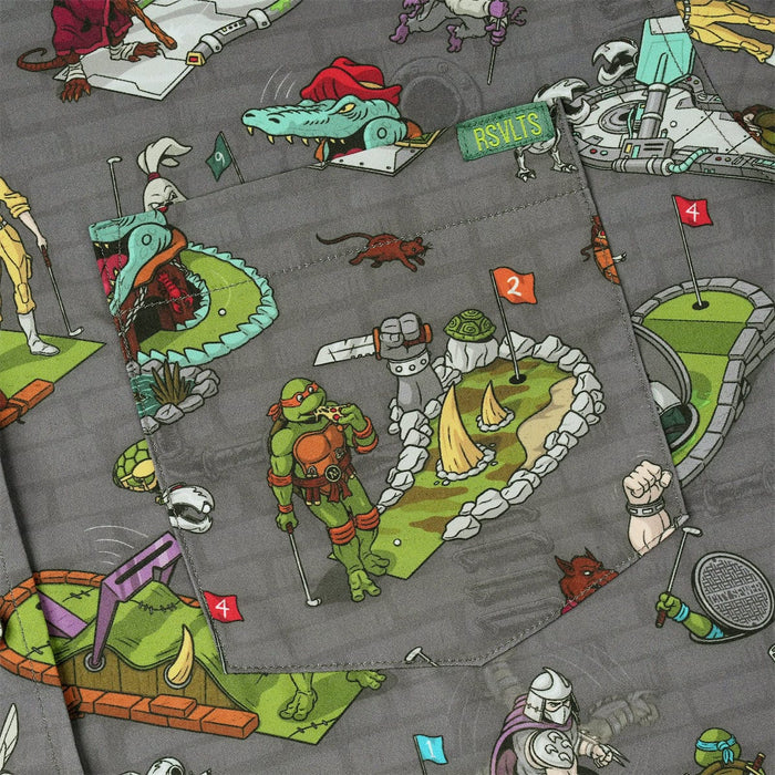 RSVLTS Nickelodeon Short Sleeve Shirt Teenage Mutant Ninja Turtles "Teenage Mutant Mini Golf" – KUNUFLEX Short Sleeve Shirt Teenage Mutant Ninja Turtles "Teenage Mutant Mini Golf" – KUNUFLEX Short Sleeve Shirt