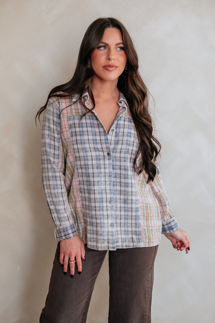 Teigan Flannel Top