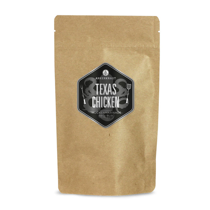 Ankerkraut Texas Chicken im praktischen kleinen Nachfüllbeutel zum wieder verschließen.