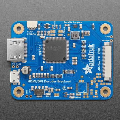 TFP401 HDMI/DVI Decoder to 40-Pin TTL Breakout - Without Touch by Adafruit - The Pi Hut