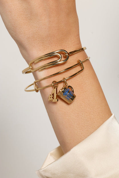 'Thanks For Holding Us All Together' Paperclip Tension Bangle