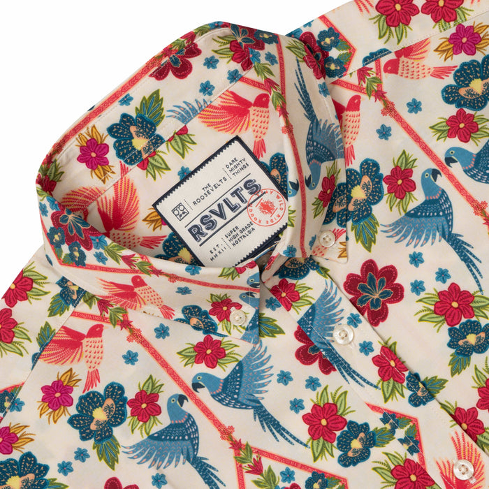RSVLTS RSVLTS Wild Things "Folk Bird"_ KUNUFLEX Short Sleeve Shirt Wild Things "Folk Bird"_ KUNUFLEX Short Sleeve Shirt