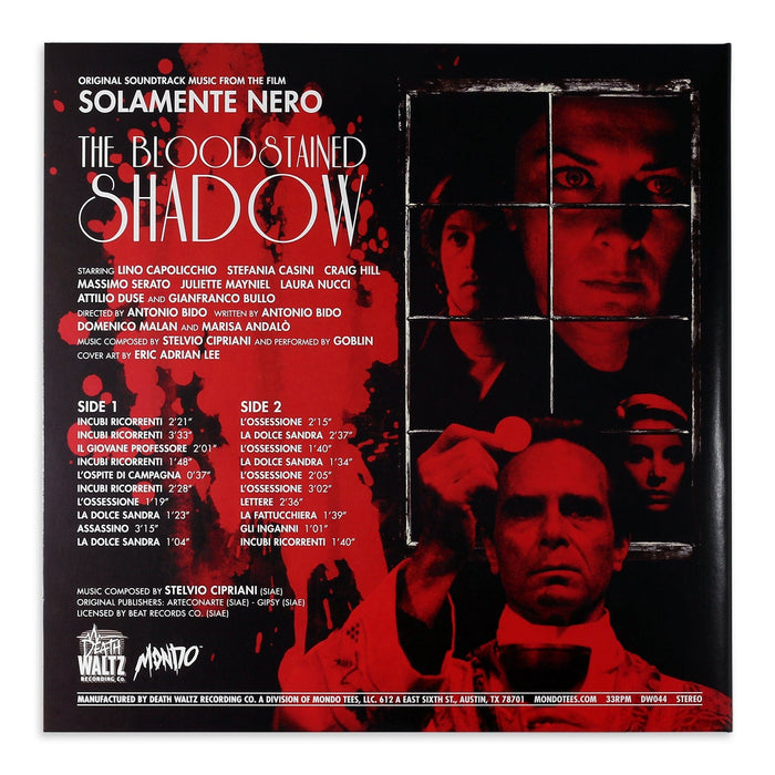 The Bloodstained Shadow (aka Solamente Nero) – Original Soundtrack LP