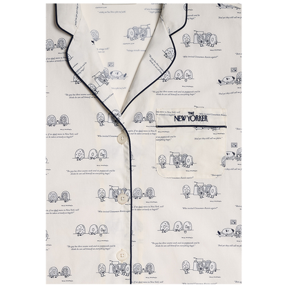 The Dozin’ Bagels Pajamas by Sleepy Jones, Women’s Fit Detail