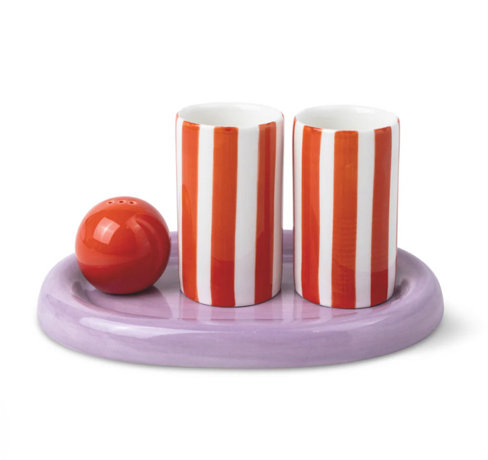 THE LILY MAE CERAMIC TEQUILA SHOT GLASS SET LILAC