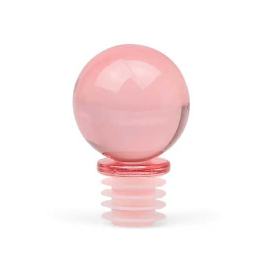 THE MOONY GLASS BOTTLE STOPPER-BLUSH