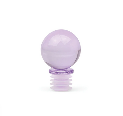 THE MOONY GLASS BOTTLE STOPPER-LILAC