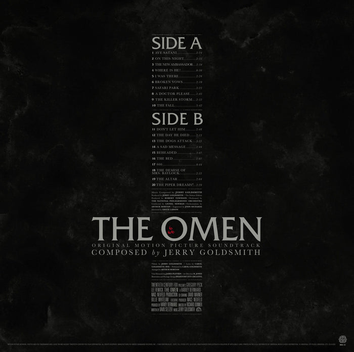 The Omen Original Motion Picture Soundtrack LP