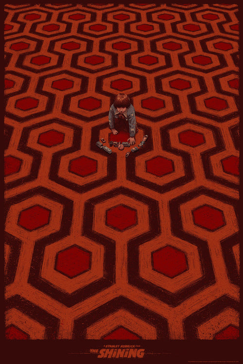 The Shining (red variant) by Bartosz Kosowski, 24" x 36" Screen Print