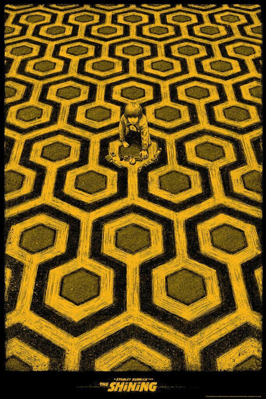 The Shining (yellow variant) by Bartosz Kosowski, 24" x 36" Screen Print