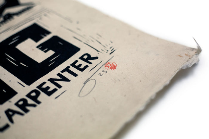 The Thing Linocut Poster