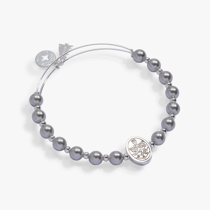 The Twilight Saga Cullen Crest Beaded Charm Bangle