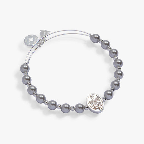 The Twilight Saga Cullen Crest Beaded Charm Bangle