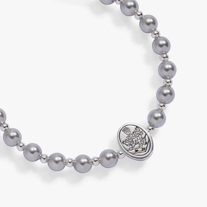 The Twilight Saga Cullen Crest Beaded Charm Bangle