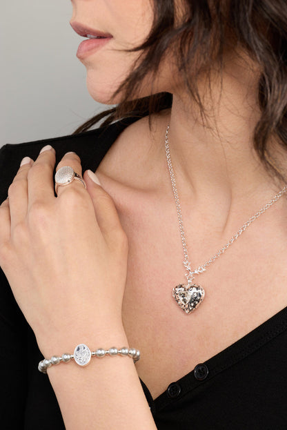 The Twilight Saga Cullen Crest Beaded Charm Bangle