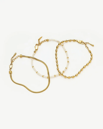 The Ultimate Bracelet Set | 18k Gold Plated Bracelets Missoma