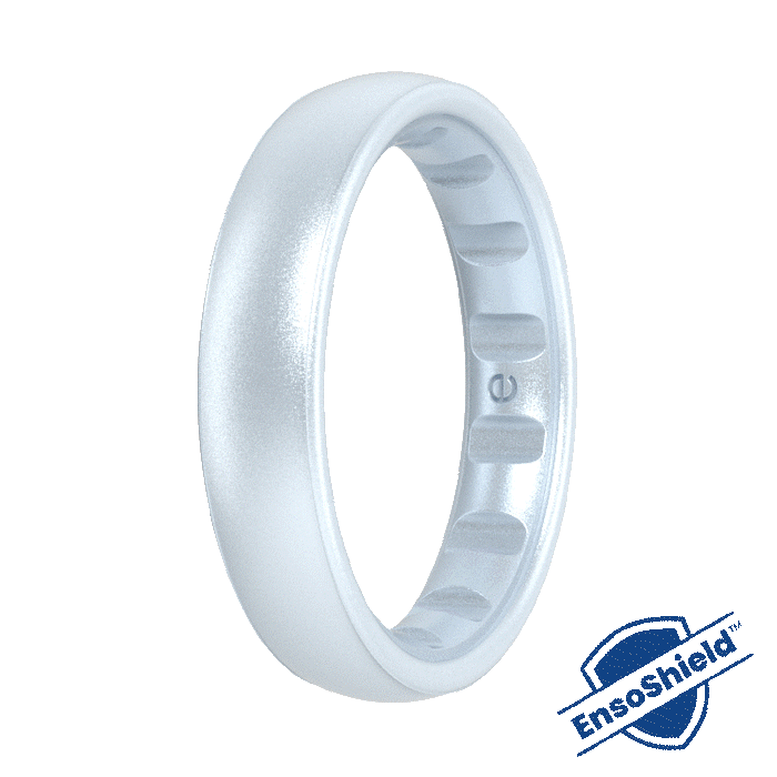 Elements Luxe Thin Silicone Ring - Diamond