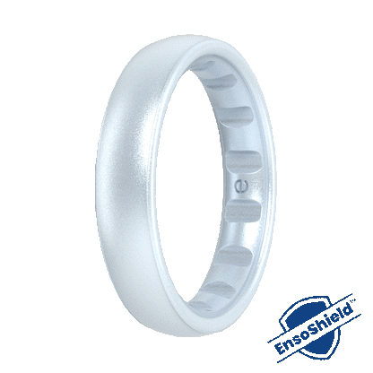 Elements Luxe Thin Silicone Ring - Diamond