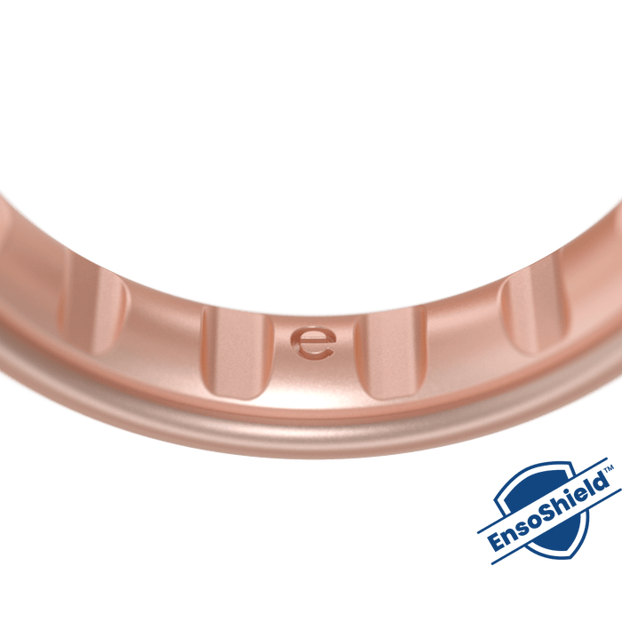 Elements Luxe Thin Silicone Ring - Dusty Rose Gold