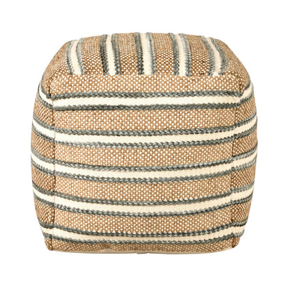 Tide Stripe Pouf
