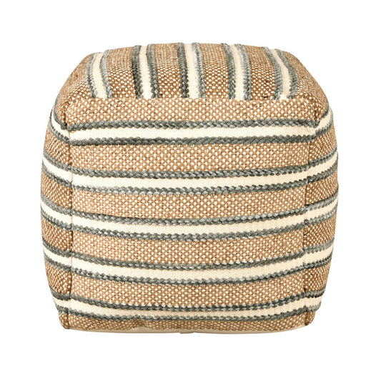 Tide Stripe Pouf