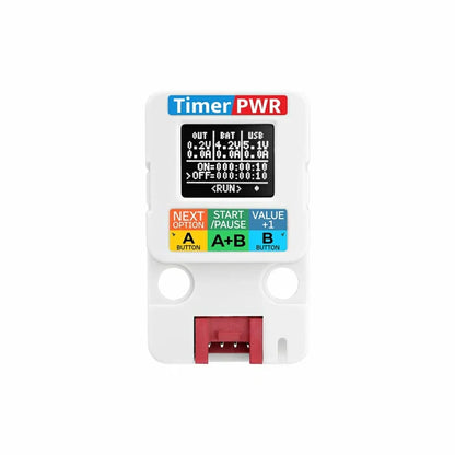 Timer Power Unit with OLED Display (INA3221) - m5stack-store