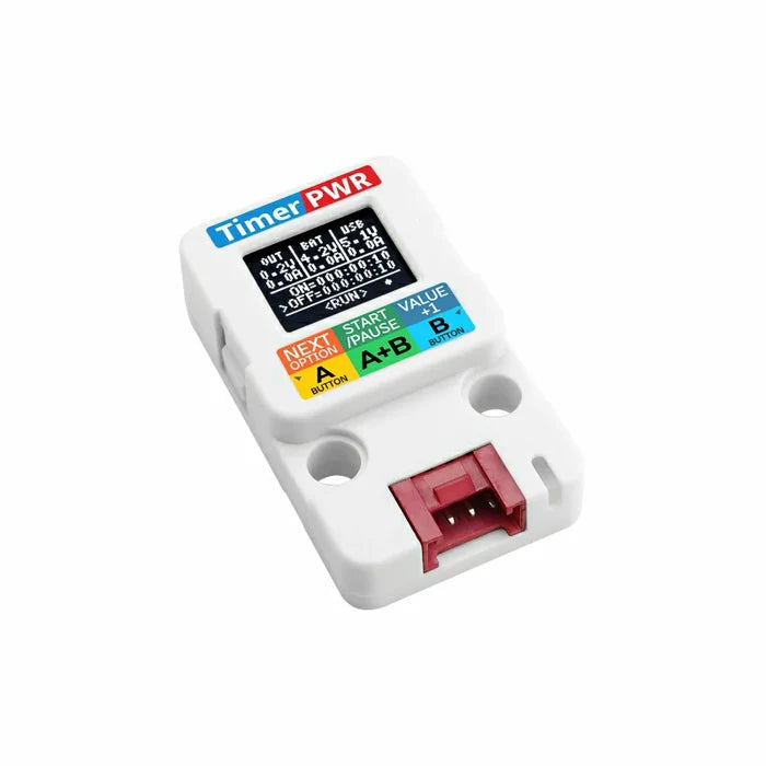 Timer Power Unit with OLED Display (INA3221) - m5stack-store