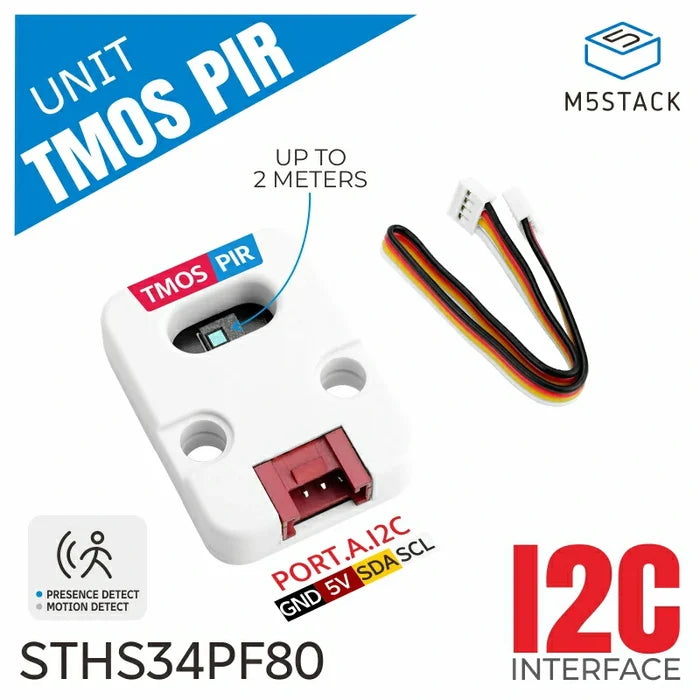 TMOS PIR Unit (STHS34PF80) - m5stack-store