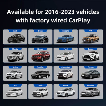 (Today Special Offer 40% OFF) Play2Video Pro Wireless CarPlay/ Android Auto Adapter With YouTube & Netflix
