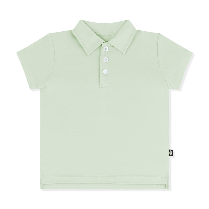 Product photo of the Toddler Short Sleeve Polo in Basil