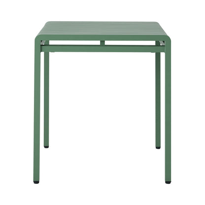 Tomi Aluminium Dining Table 70cm Moss Green