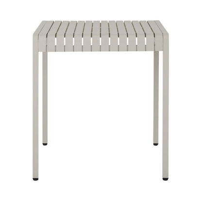 Tomi Aluminium Dining Table 70cm Taupe