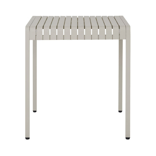 Tomi Aluminium Dining Table 70cm Taupe