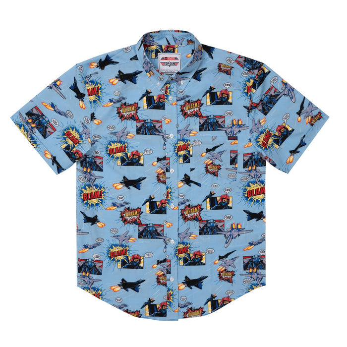 RSVLTS Top Gun Top Gun "Dog Fight"_ KUNUFLEX Short Sleeve Shirt Top Gun "Dog Fight"_ KUNUFLEX Short Sleeve Shirt