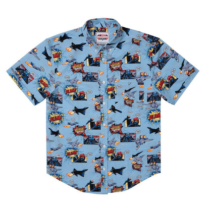 RSVLTS Top Gun Top Gun "Dog Fight"_ KUNUFLEX Short Sleeve Shirt Top Gun "Dog Fight"_ KUNUFLEX Short Sleeve Shirt